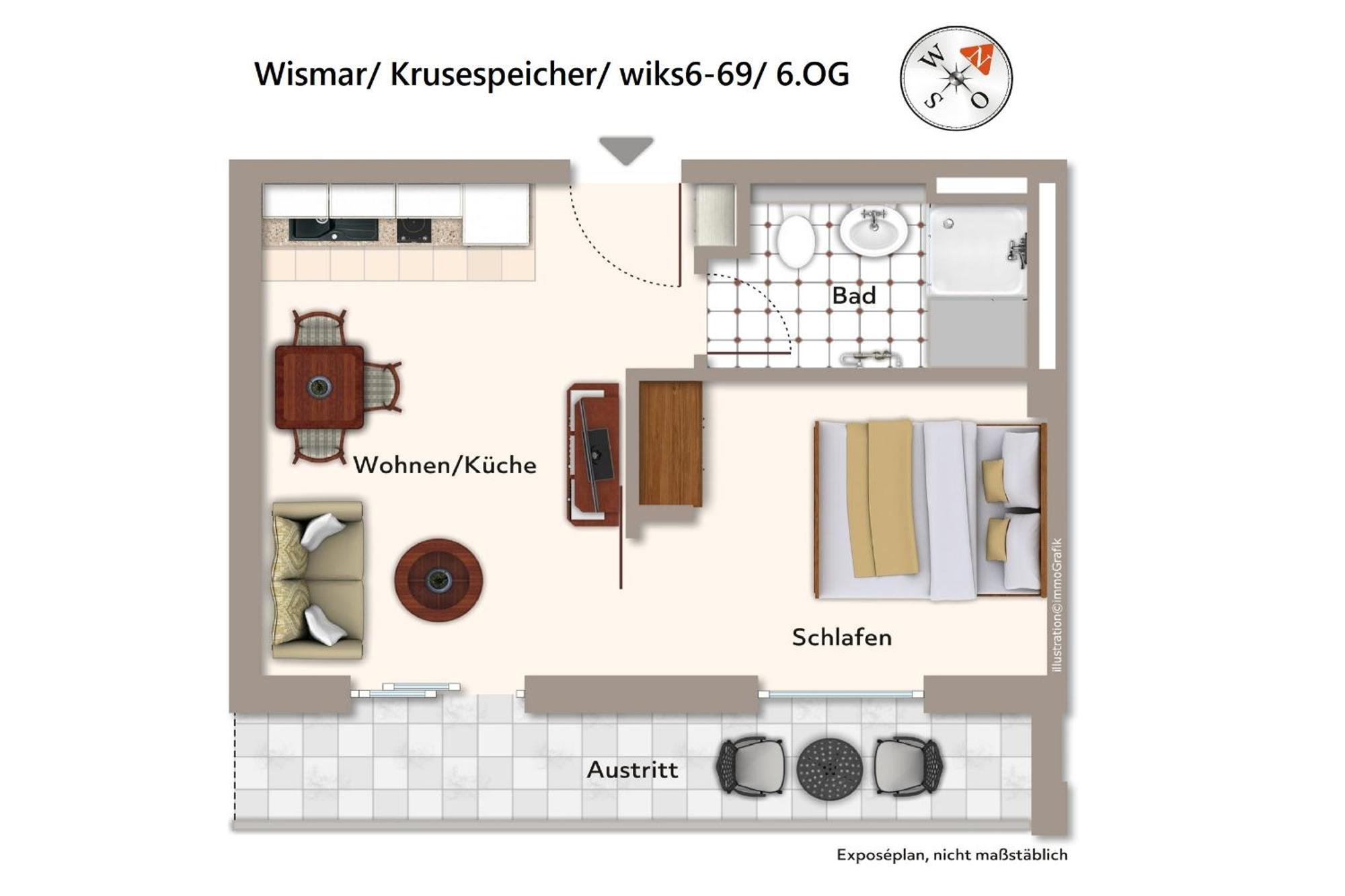 Krusespeicher Krusespeicher 6-69 Wismar Luaran gambar